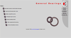 Desktop Screenshot of generalbearings.co.za